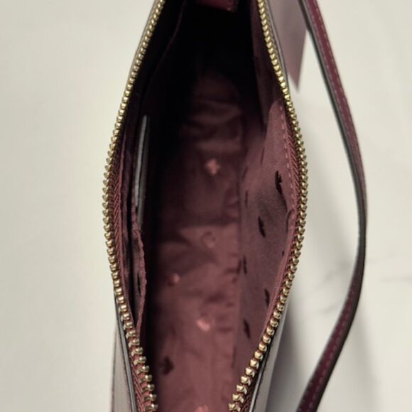 Kate Spade Greta Court Ramey Cherrywood Glitter Shoulder/Crossbody Bag NWT! - Picture 8 of 8